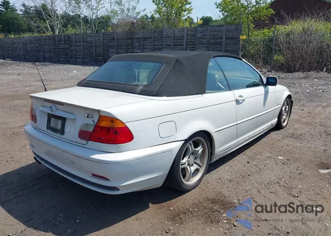 2001 BMW 330Ci z USA, uszkodzony, nr VIN WBABS53491EV85712